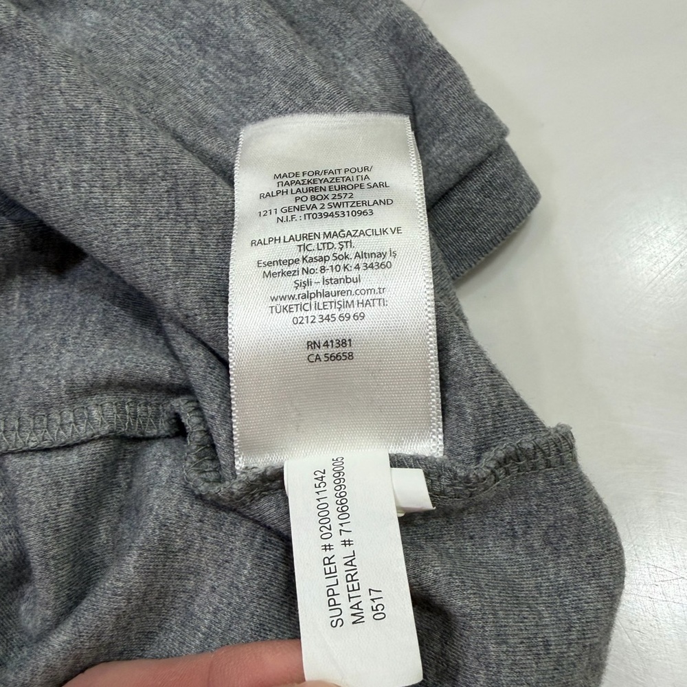 Polo Ralph Lauren Classic Gray Polo Shirt - Picture 9 of 11